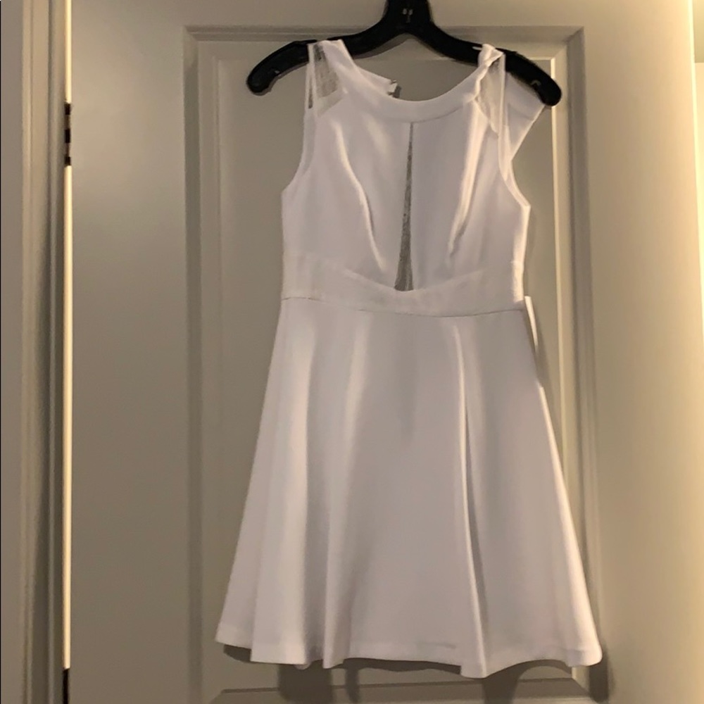 BCBG white dress